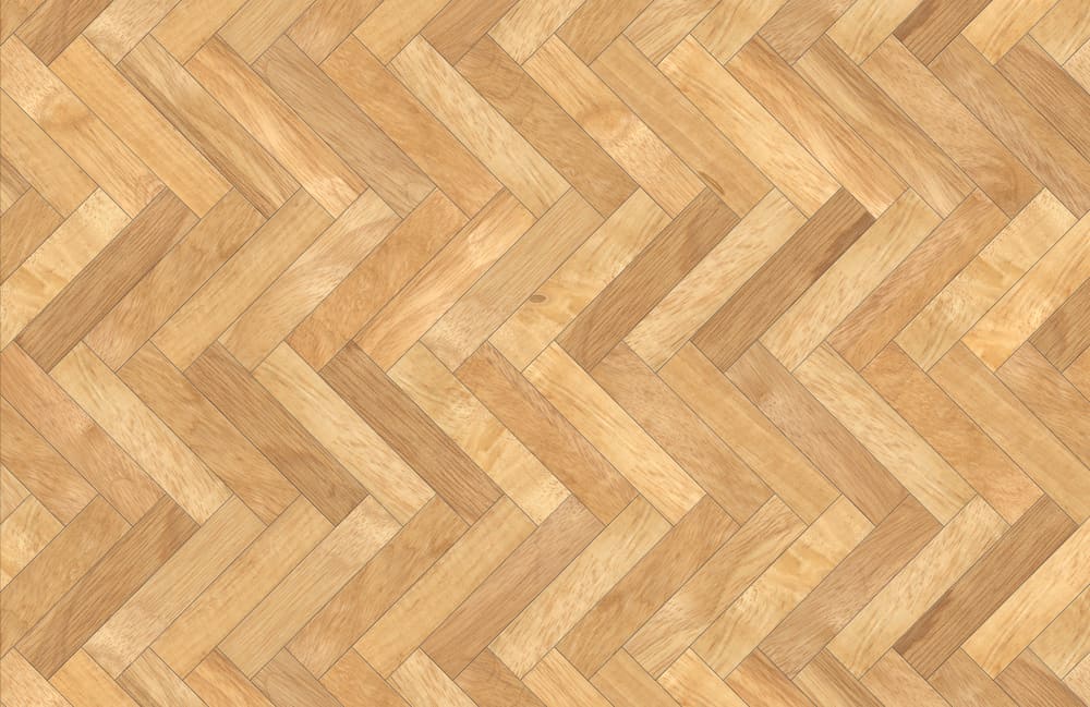 Herringbone pattern floor